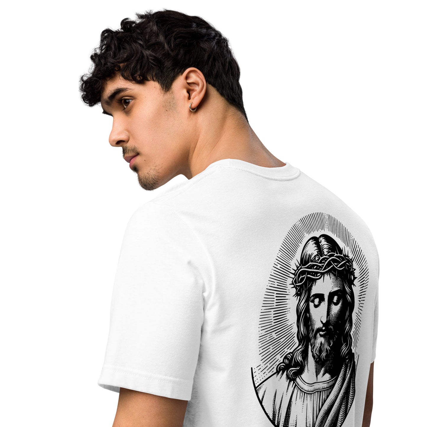 Klassisk T-shirt (Jesus Print)