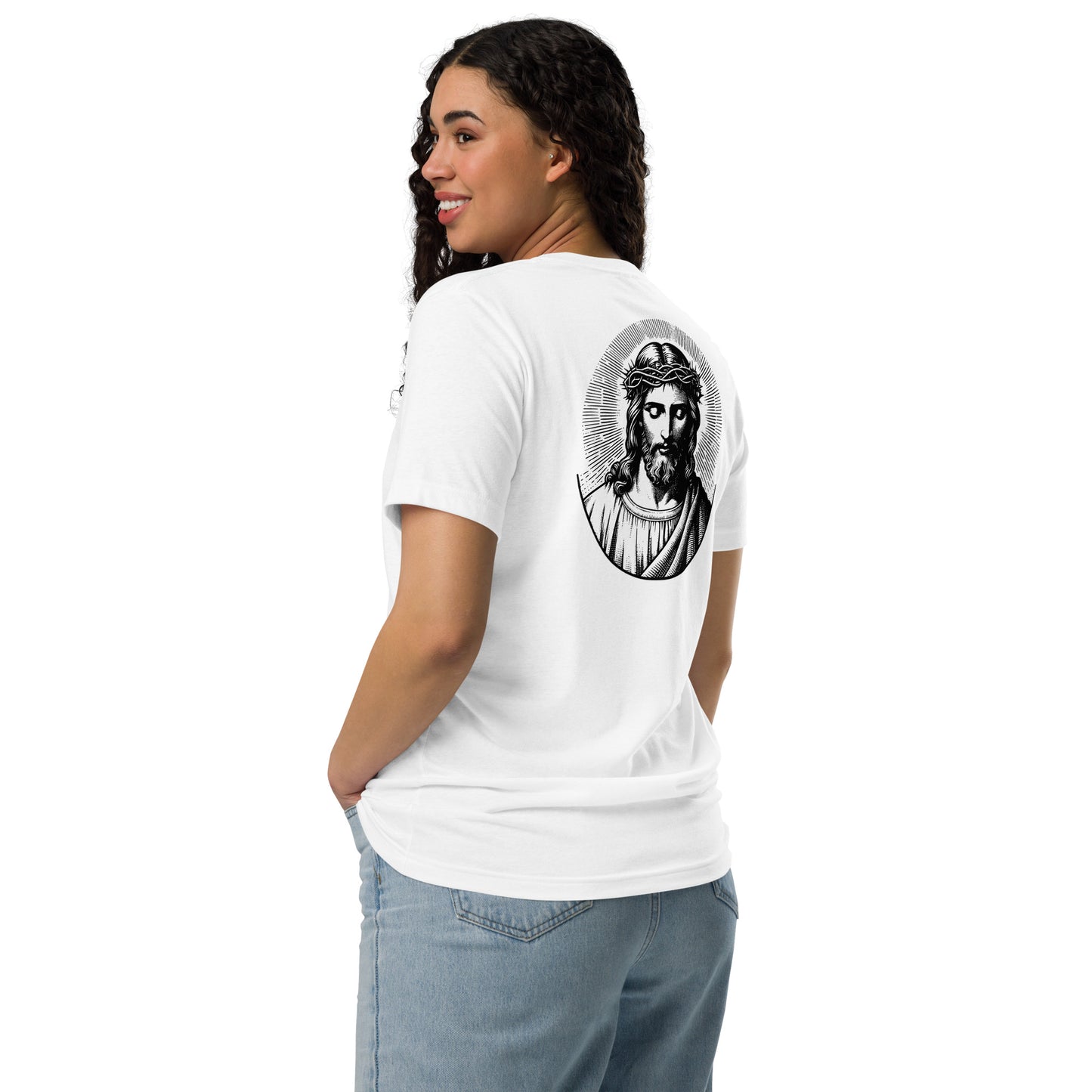 Klassisk T-shirt (Jesus Print)