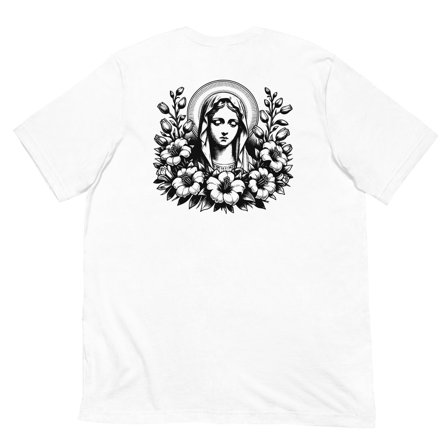 Klassisk Stilren T-shirt (Maria Print)