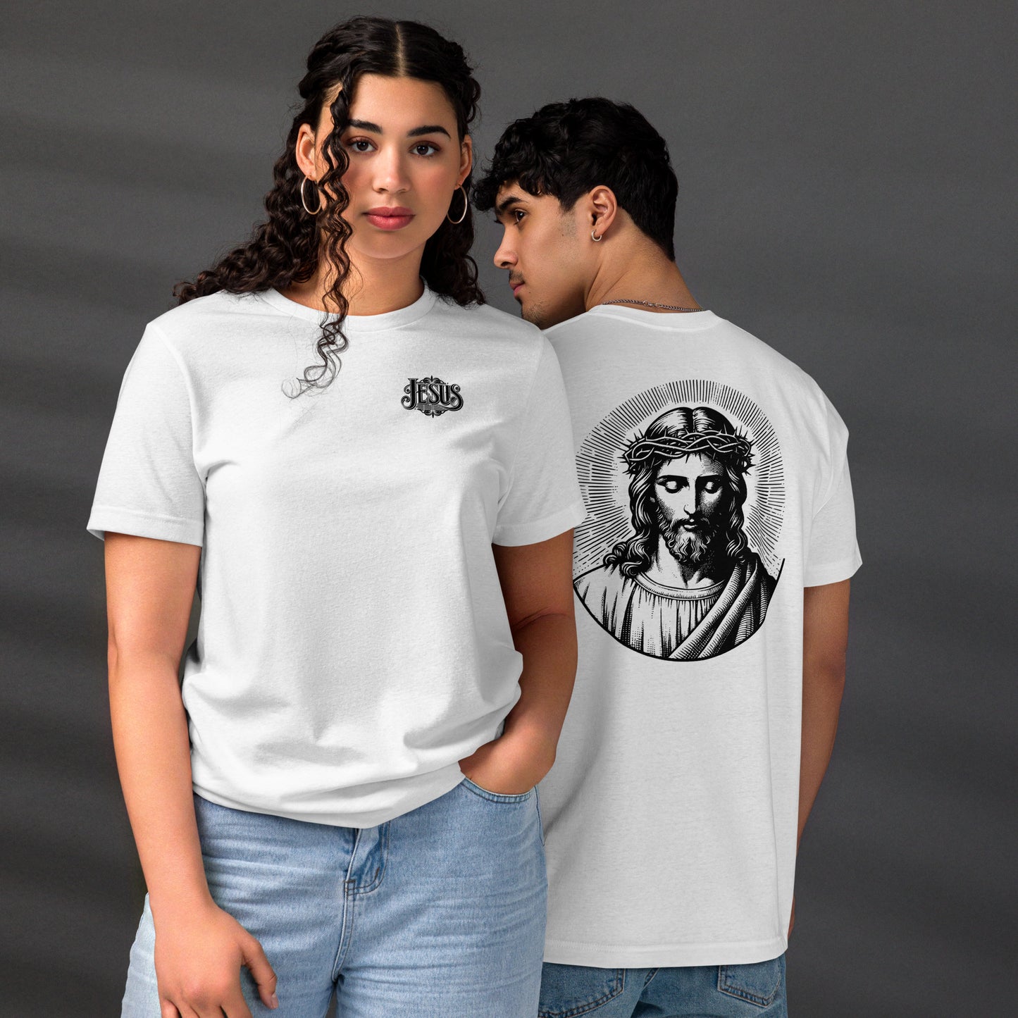 Klassisk T-shirt (Jesus Print)